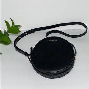 Nine West Black Round Crossbody